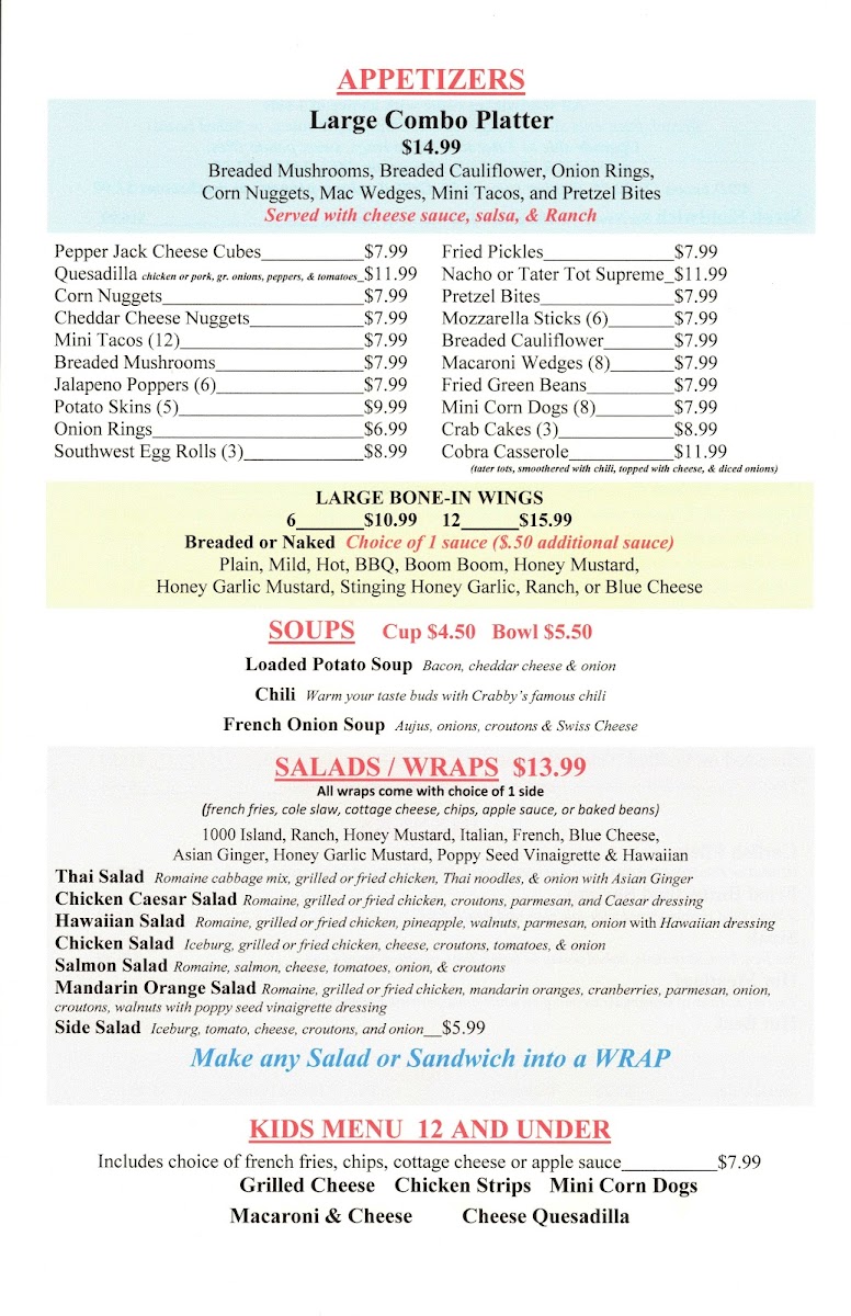 The Logger House Menu - Image 2