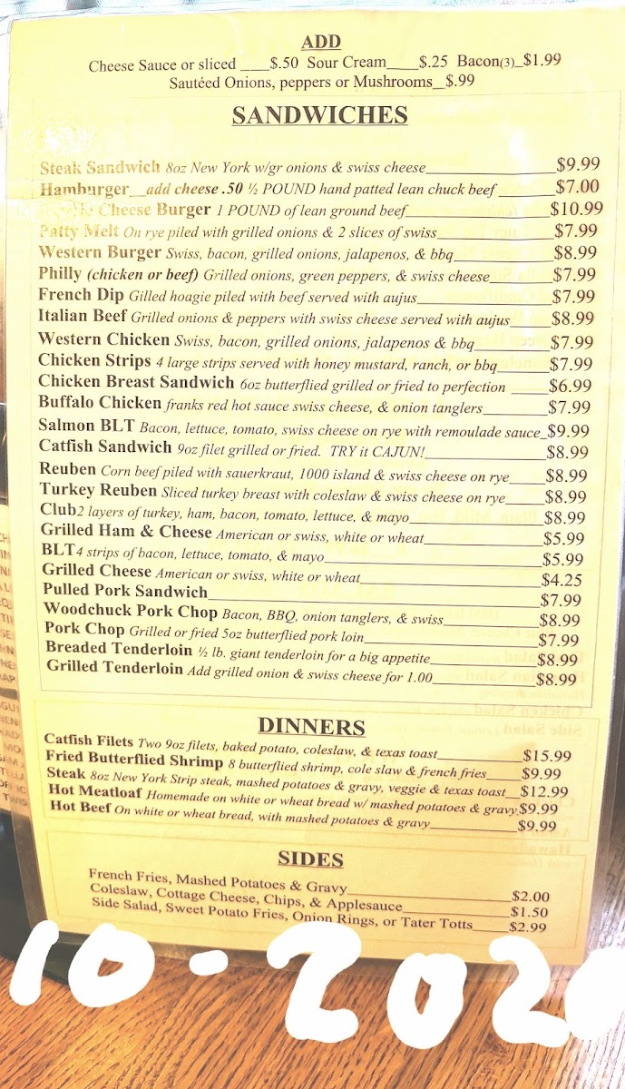 The Logger House Menu - Image 4