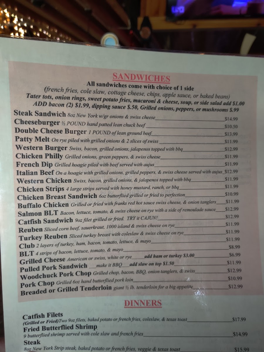 The Logger House Menu - Image 6